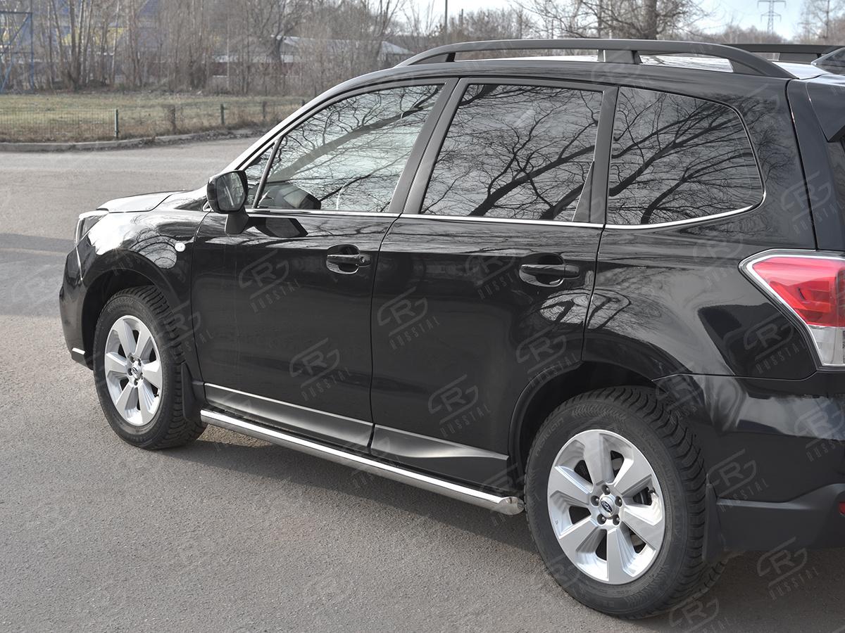SUBARU-FORESTER(SJ)-2016-2018-Пороги-труба-d57-(вариант-1)-SUFT-0033481, Slitkoff