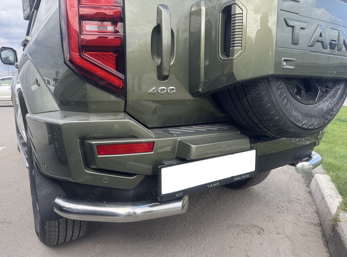 Защита заднего бампера угловая для автомобиля Tank 400   2023 арт. TANK400.23.17
