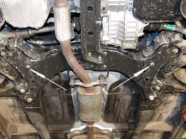 Защита картера и КПП для HYUNDAI Matrix  2006 - 2010, V-1.6 ; 1.8, Sheriff, сталь 2,0 мм, арт. 10.0881