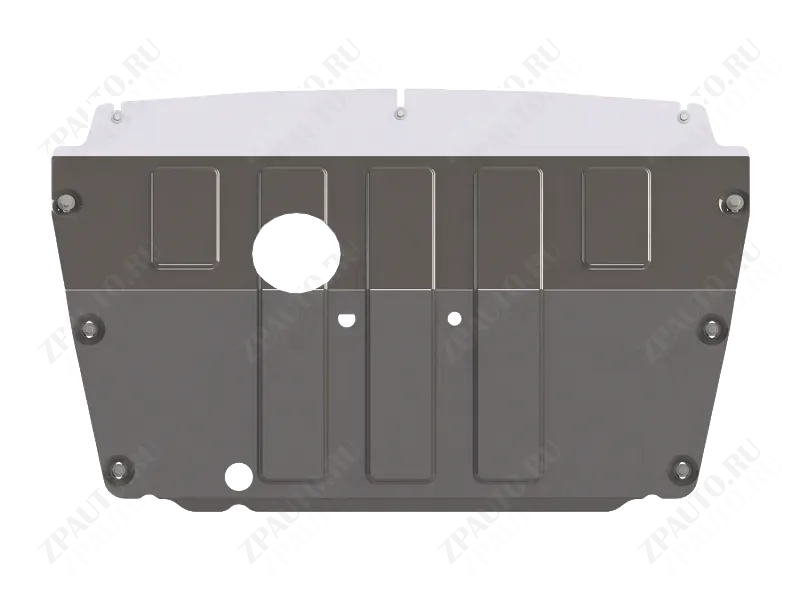 Защита картера и КПП для CHERY Tiggo 7  2019 - , V-1,5T MT  FWD; 2,0 СVТ FWD, Sheriff, сталь 2,0 мм, арт. 28.SL 9054 RAL 7040