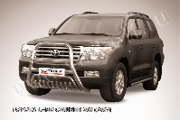 Кенгурятник d76 высокий с защитой картера Toyota Land Cruiser 200 (2007-2012) , Slitkoff, арт. TLC2-001