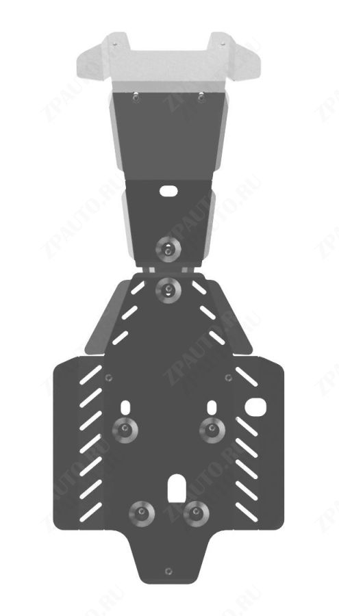 Защита днища для HONDA FourTrax Rincon TRX 2006-19, алюминий 4 мм, STORM, арт. 1600