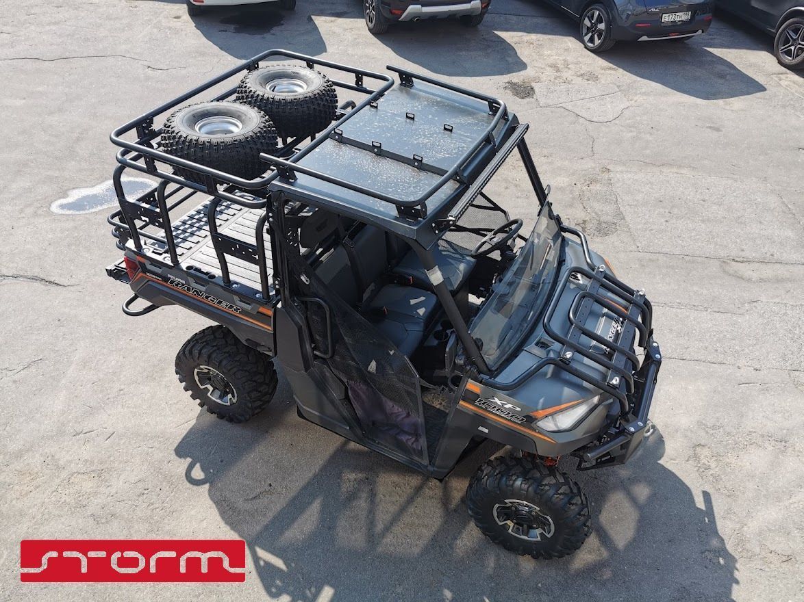 Багажная платформа для POLARIS Ranger 1000 XP 2017-2021, труба , STORM, арт. MP 0621