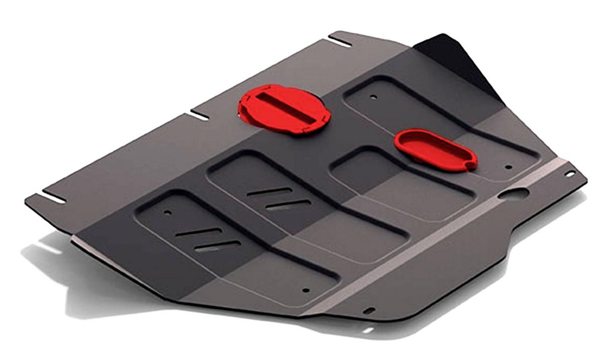 Защита картера и КПП АвтоБроня для Mercedes-Benz Vito W447 (V - 1.6D (88/114 л.с.)) МКПП FWD 2014-н.в., штампованная, сталь 1.8 мм, с крепежом, 111.03937.1