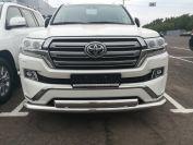 Защита переднего бампера ,овал для автомобиля TOYOTA Land Cruiser 200 Executive  2016. TLCE200.16.03-75, Россия