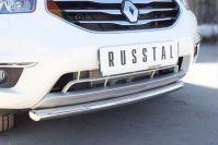Защита переднего бампера d63 для Renault Koleos 2012, Руссталь RKZ-000581