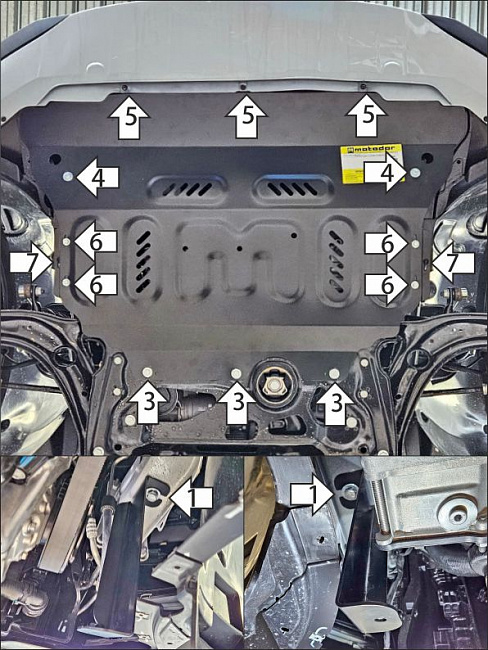 Коврик багажный модельный высокий борт для Lexus NX 2014-, Элерон 72305