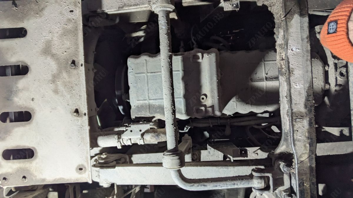 Защита радиатора для Kamaz - Cummins  2021 -, V-MT RWD, Sheriff, сталь 2,5 мм, арт. 27.5190