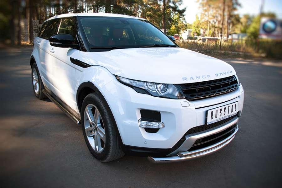 Защита переднего бампера d57/42 для Land Rover Evoque Dynamic 2011, Slitkoff REDZ-000658