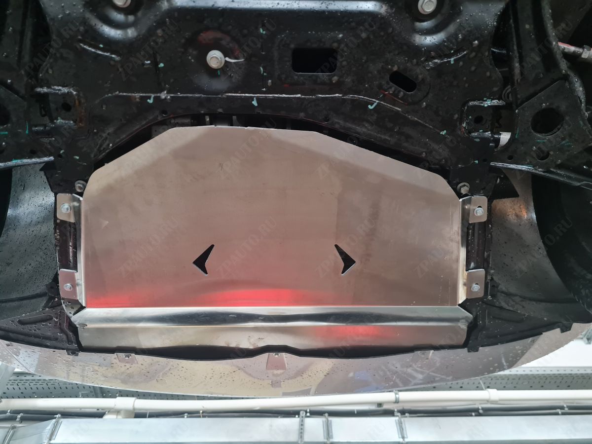 46.01ABC ЗАЩИТА КАРТЕРА ДВИГАТЕЛЯ И КПП EXEED LX V-ВСЕ (2021-) (АЛЮМИНИЙ 4 ММ)