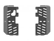 Защита порогов для SUZUKI Kingquad 2006-, алюминий 4 мм, STORM, арт. 1633