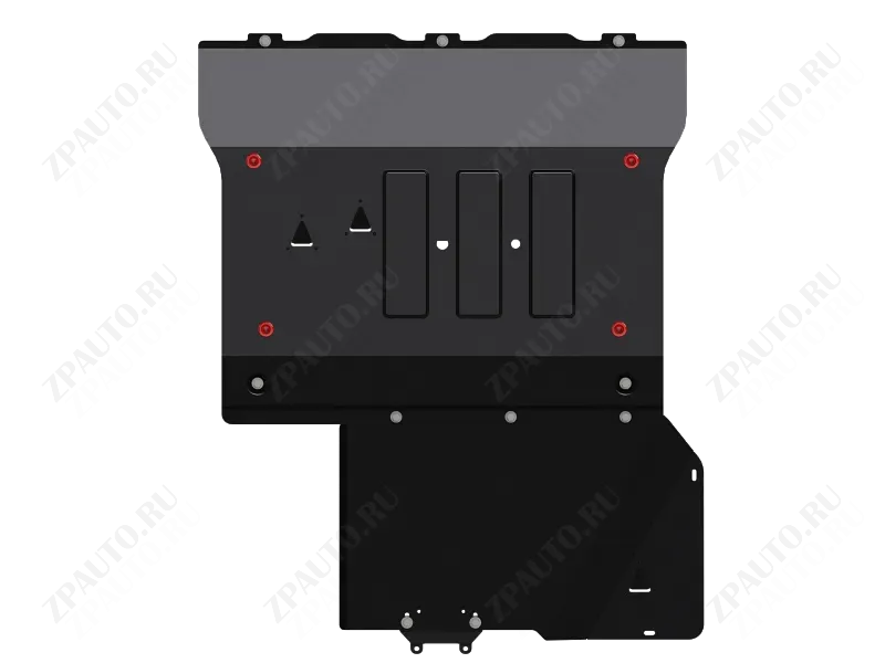 Защита картера и КПП для Mercedes-Benz Vito  2020 -, V-OM654 2.0 9AT AWD, Sheriff, сталь 2,0 мм, арт. 13.4747