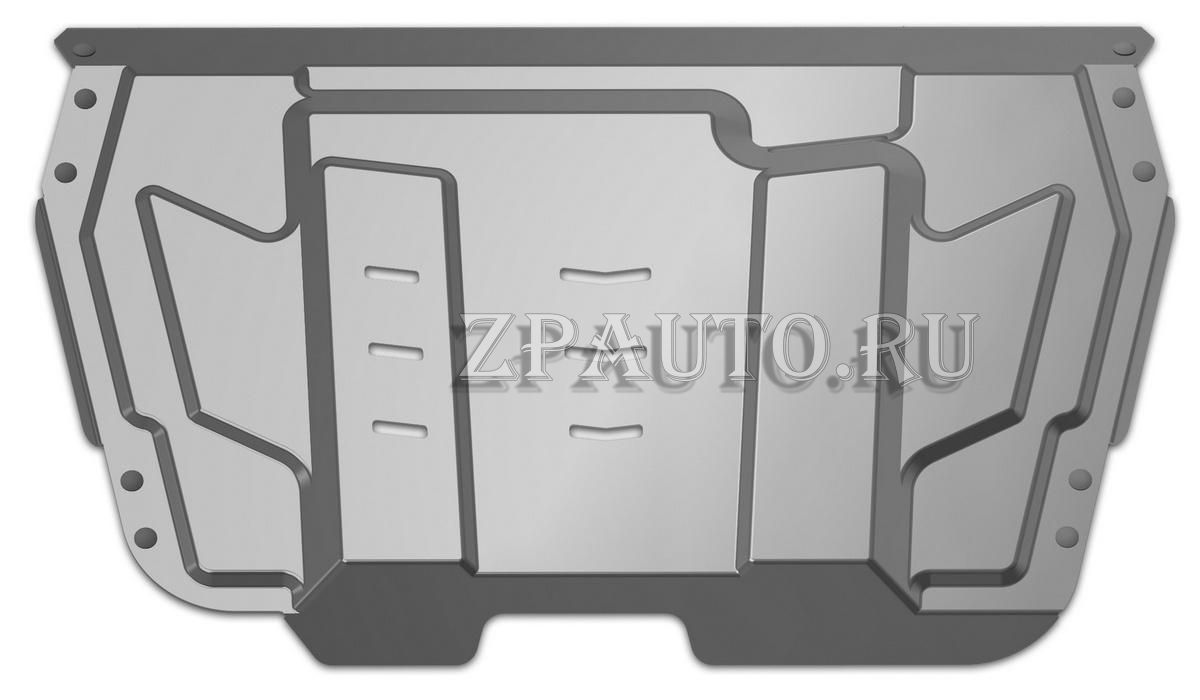 Защита картера и КПП АвтоБроня для Toyota Venza I рестайлинг (V - 2.7) 2012-2016, штампованная, алюминий 3 мм, с крепежом, 333.09519.1