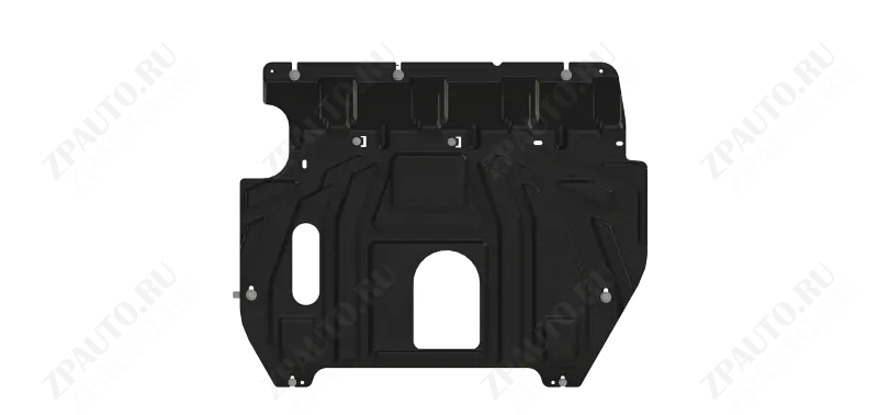 Защита картера и КПП для HAVAL Dargo  2022-, V-2,0 AT FullWD, Sheriff, сталь 2,0 мм, арт.  39.6146 V2.