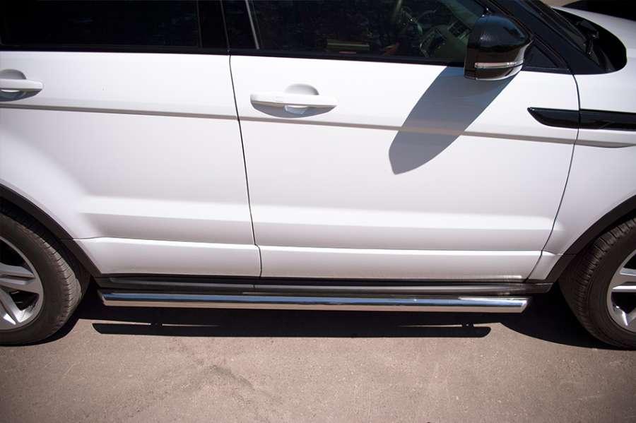 Пороги труба d57 вариант 1 для Land Rover Evoque Dynamic 2011, Slitkoff REDT-0006611