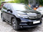 Пороги степ d-76 для автомобиля Honda Pilot 2015-2018г.в., Технотек, арт. HPIL15_2