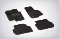 Ковры салонные 3D черные для Volkswagen Jetta VI 2011-, Seintex 83713