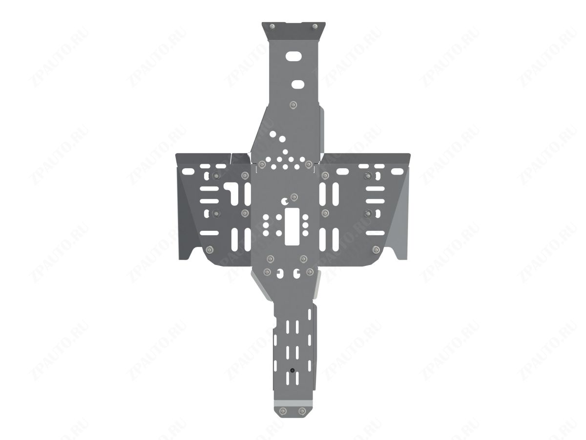 Защита днища для POLARIS Sportsman 570 Touring 2013 -15, алюминий 4 мм, STORM, арт. 2583