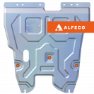 Защита  картера и КПП Chery Tiggo 5 2014-2016 V-2,0 , ALFeco, алюминий 4мм, арт. ALF0214al