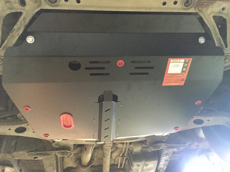 Защита картера и КПП для TOYOTA Sienna   2003 - 2010, V-3.3, Sheriff, сталь 2,5 мм, арт. 24.1486