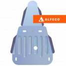 Защита  редуктора заднего моста Discovery Sport 2014-2019 V-2,0 TD; 2,2 TD АТ 4wd , ALFeco, алюминий 4мм, арт. ALF3815al