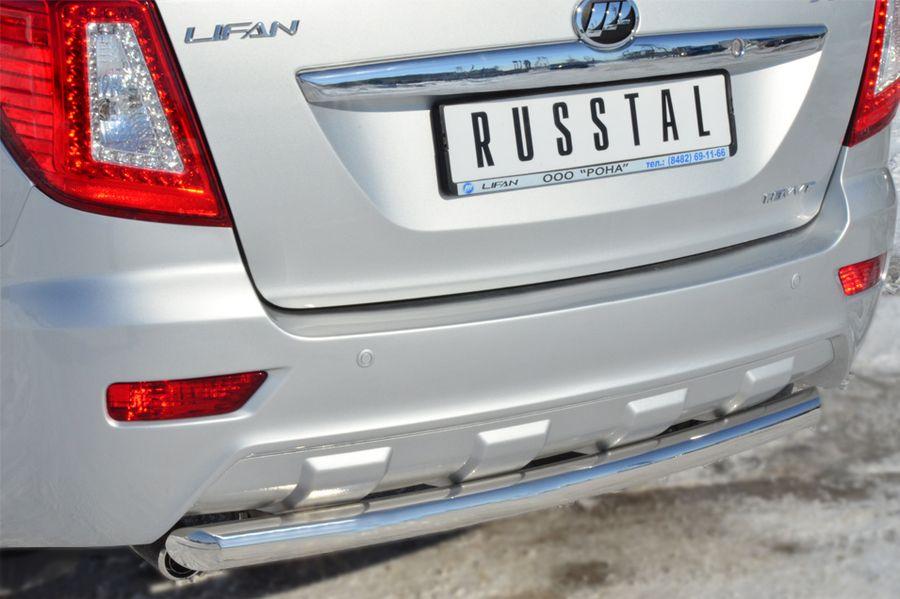 Защита заднего бампера d57 для Lifan X60, Slitkoff LFZ-001242