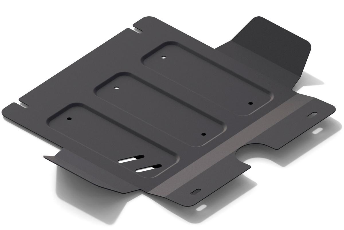 Защита картера АвтоБроня для Toyota Hilux VII (V - 2.5D; 3.0D) 2005-2015, штампованная, сталь 1.8 мм, без крепежа, 1.05745.1