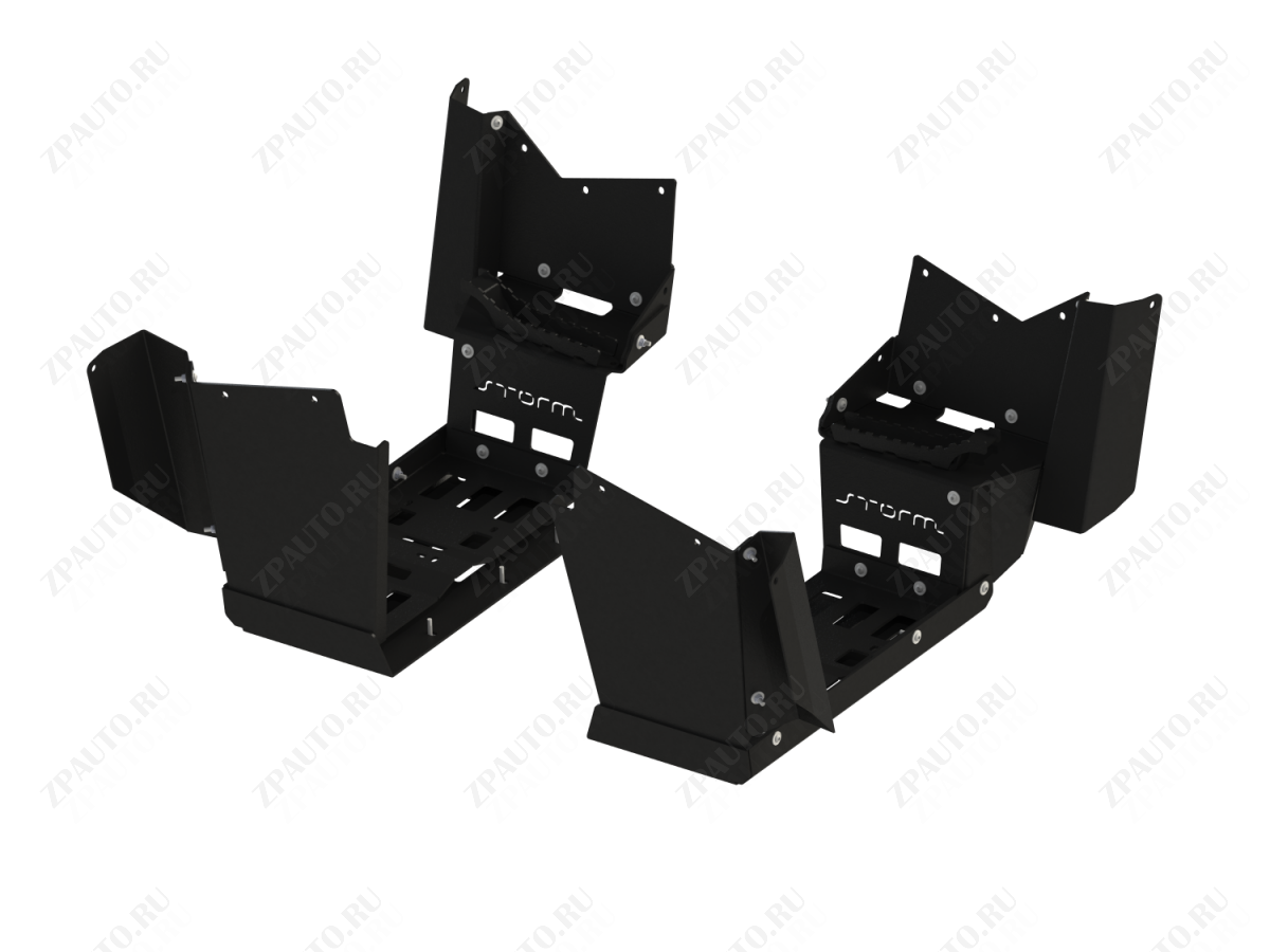 Пороги усиленные для квадроцикла для RM 800 T 2023-, алюминий 4 мм, STORM, арт. MP 0904