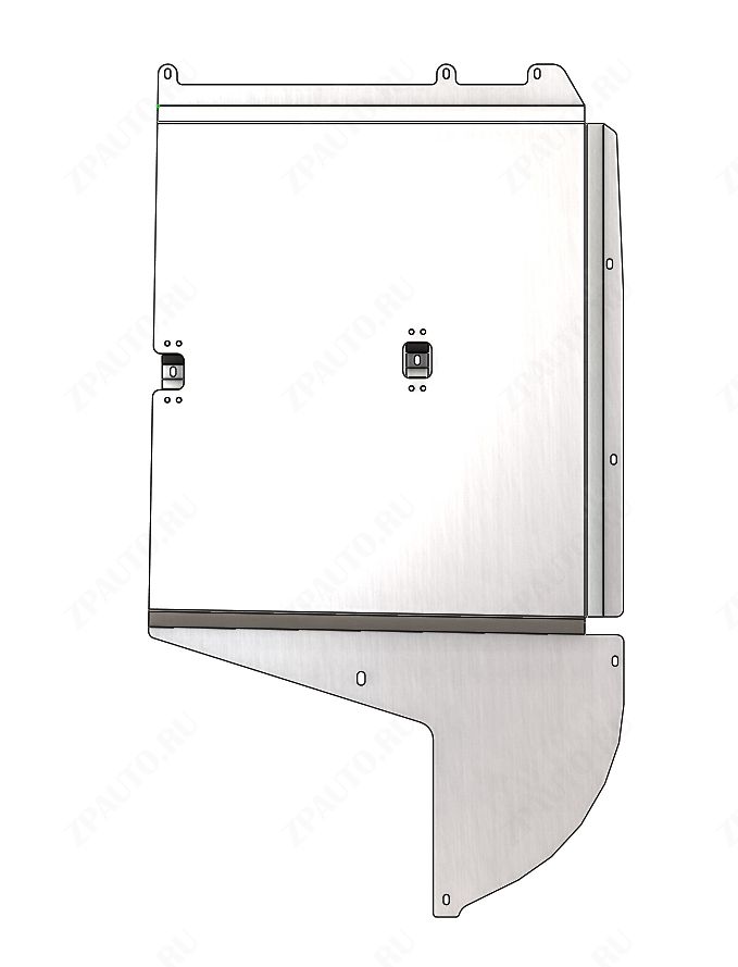34.18ABC ЗАЩИТА АКПП BMW 3ER, G20, V - 2.0D , 4WD (2019-) (Алюминий 4 мм)