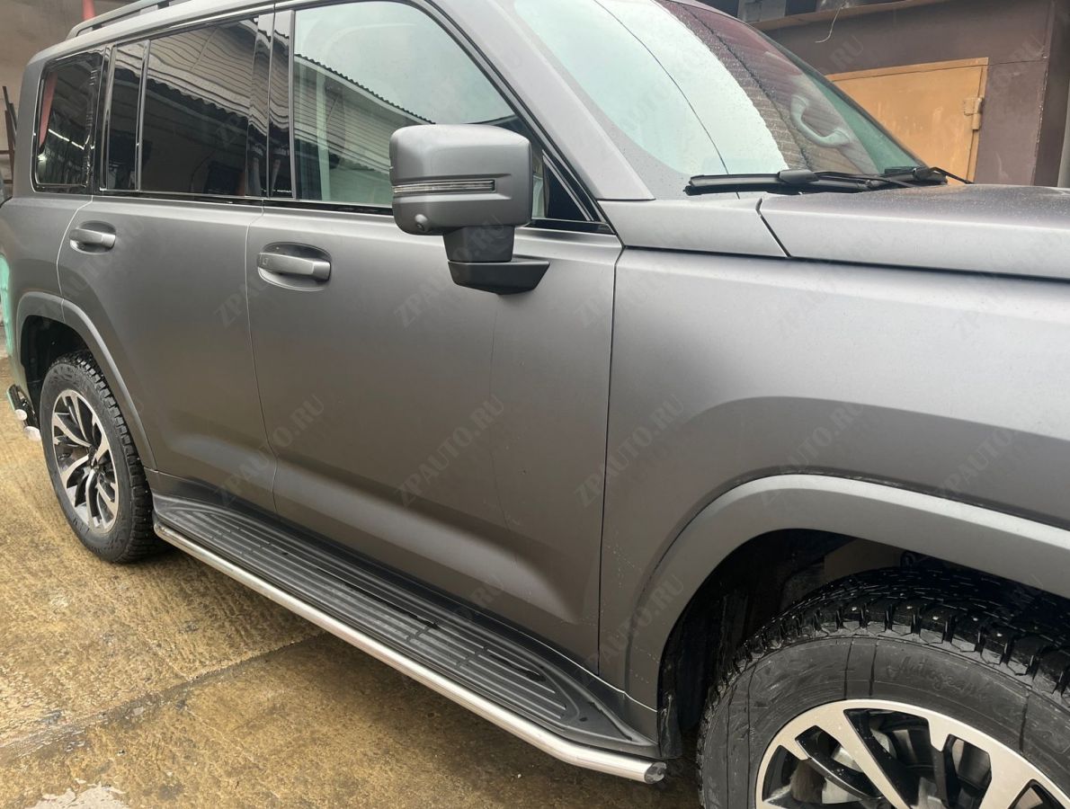 Защита штатного порога труба для автомобиля Haval H9 2024- арт. HVH9.24.32