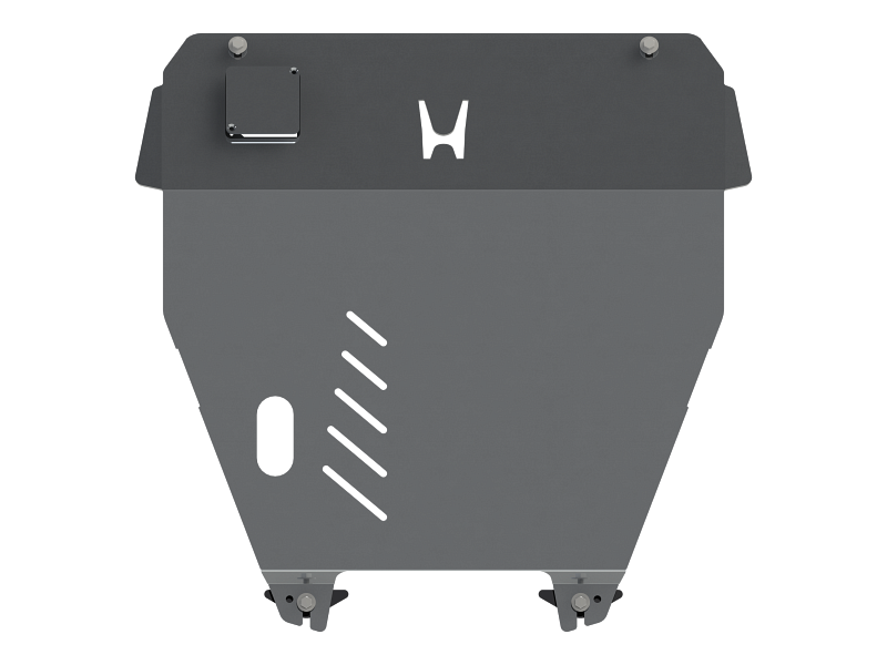 Алюминиевая защита картера и КПП на Honda Pilot, алюминий 5 мм, Sheriff (Шериф) 09.1507