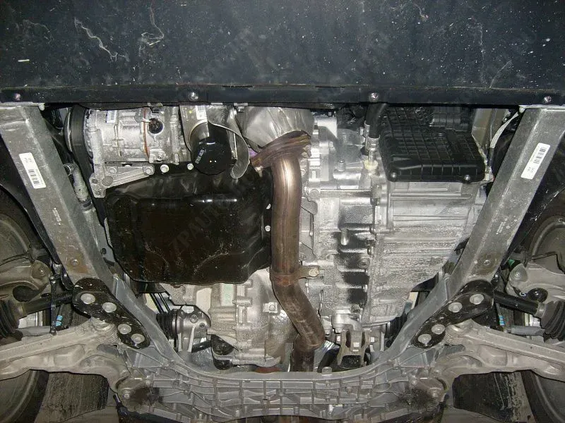 Защита картера и КПП для Jeep Cerokee V , Sheriff арт.04.3107 (AL 4 мм)