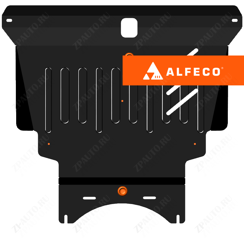 Защита  картера и КПП Toyota Corolla Fielder  (E120/E130) 2000-2006 V-1,8 4WD , ALFeco, сталь 2мм, арт. ALF2484st-2