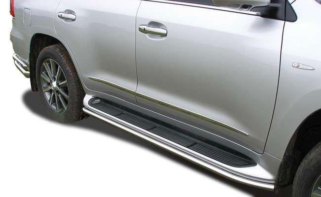 Защита штатного порога d42 для Lexus LX 570, LLX.570.07.40, Россия