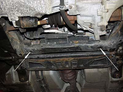 Защита картера и КПП для CHRYSLER PT  Cruiser  2000 - 2006, V-1,6; 2,0; 2,4; 2,2 CRD, Sheriff, сталь 2,0 мм, арт. 04.0541