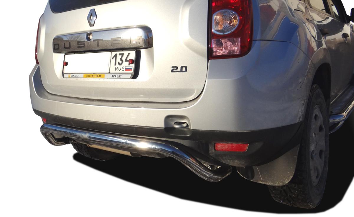 Защита заднего бампера скоба  для автомобиля RENAULT Duster 2011. RD.11.23, Россия