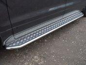 Пороги с площадкой 42,4 мм для автомобиля Hyundai H-1 2013-2018, TCC Тюнинг HYUNH113-09
