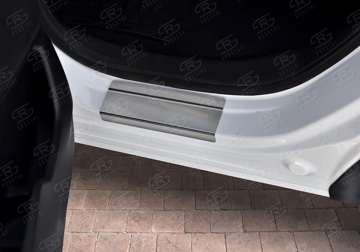 Накладки на пороги RUSSTAL (нерж., шлиф) HCRV17-02 для HONDA CR-V 2017-2020