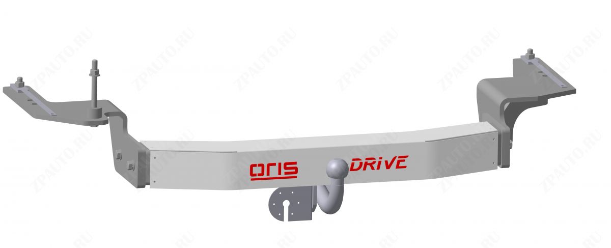 3054-AOD ТСУ со светящейся надписью "ORIS DRIVE" на Toyota Land Cruiser J200, Lexus LX, Bosal