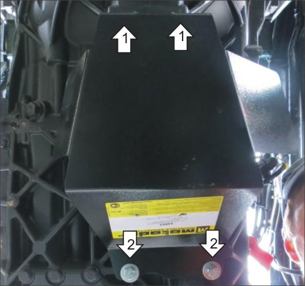 Защиты Грузовые Motodor (Пневмогидроусилитель), 3 мм, Сталь оцинкованная для MAN TGS 2007- арт. 24803