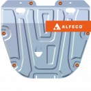 Защита  картера и КПП Mazda 6 2007-2013 V-1,8;2,0 , ALFeco, алюминий 4мм, арт. ALF1305al