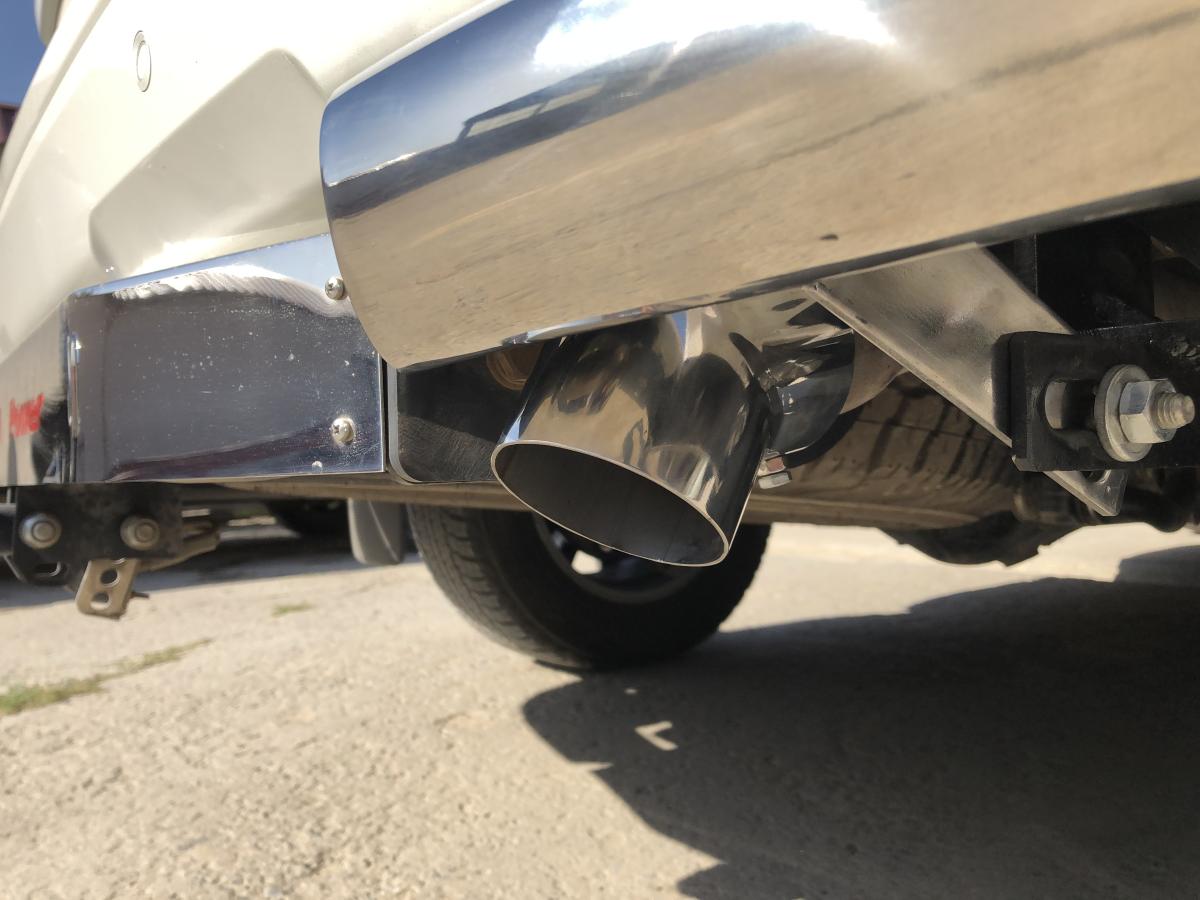 Насадка на глушитель для автомобиля TOYOTA Land Cruiser Prado 150  2009 арт. TLCP150.10.50
