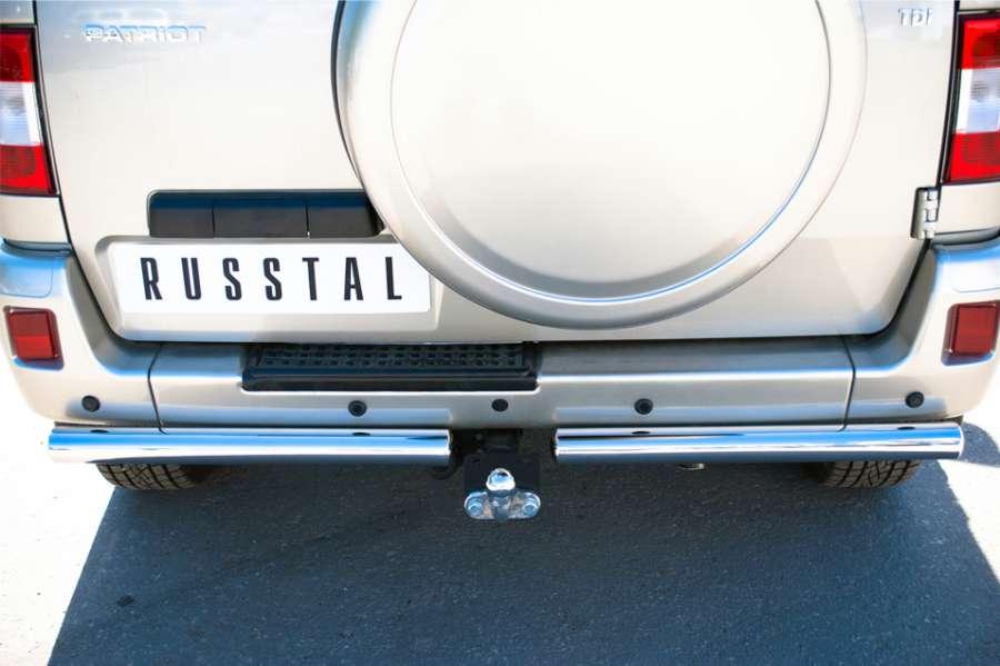 Защита заднего бампера d57 для UAZ Patriot, Slitkoff UPZ-000506