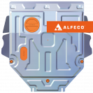 Защита  картера и КПП Geely SC7 2011-2015 V-1,8 , ALFeco, алюминий 4мм, арт. ALF0805al