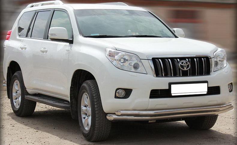 Защита переднего бампера двойная для автомобиля TOYOTA Land Cruiser Prado 150    2010, Россия TLCP150.10.03-2
