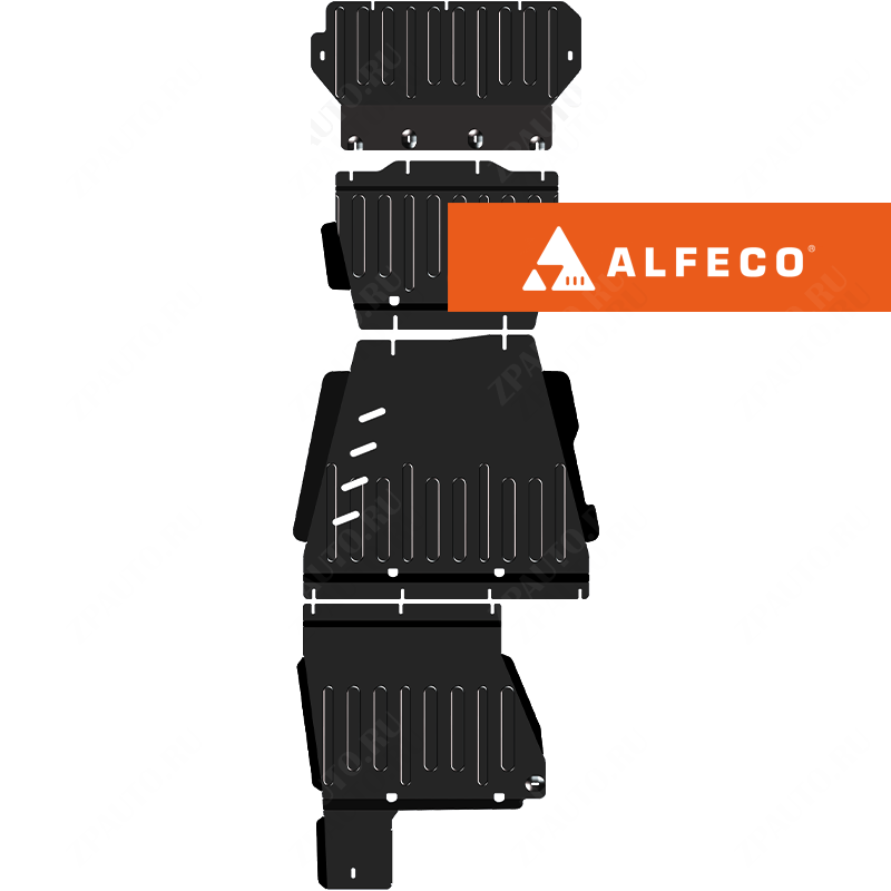 Oting Paladin 2023- V-2,0 4WD комплект из 4-х частей, ALFeco, сталь, 2 мм, арт. ALF7205st