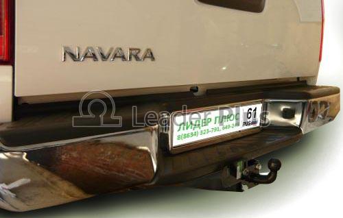 ТСУ для NISSAN NAVARA Double Cab (D40) (со ступенькой) 2005- тип шара F Leader N107-F