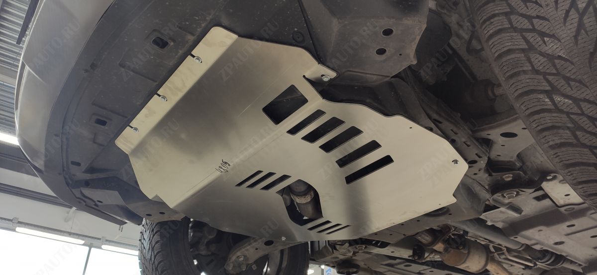 48.05ABC Защита картера ДВС и КПП CHANGAN CS95 PLUS, (2023-) (Алюминий 4мм)