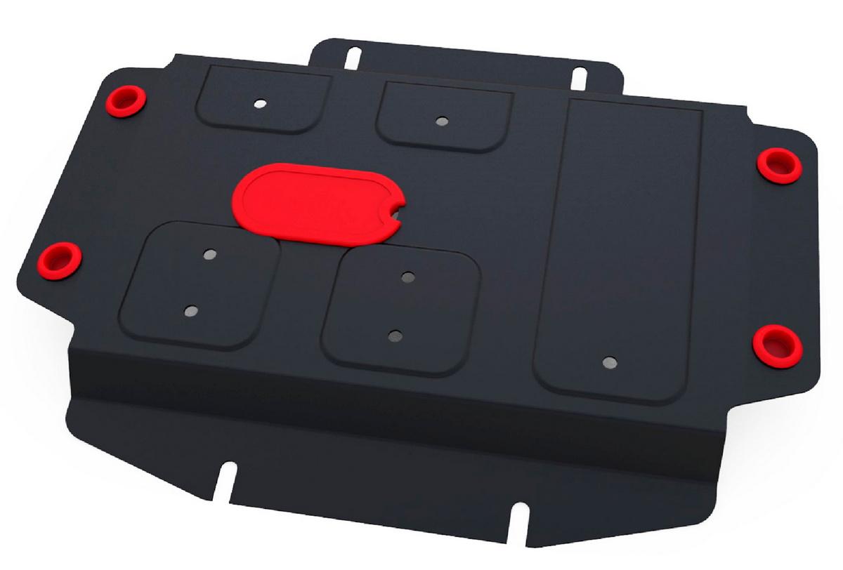 Защита картера АвтоБроня для SsangYong Stavic (V - 2.0D) 2013-2016, штампованная, сталь 1.8 мм, с крепежом, 111.05315.1