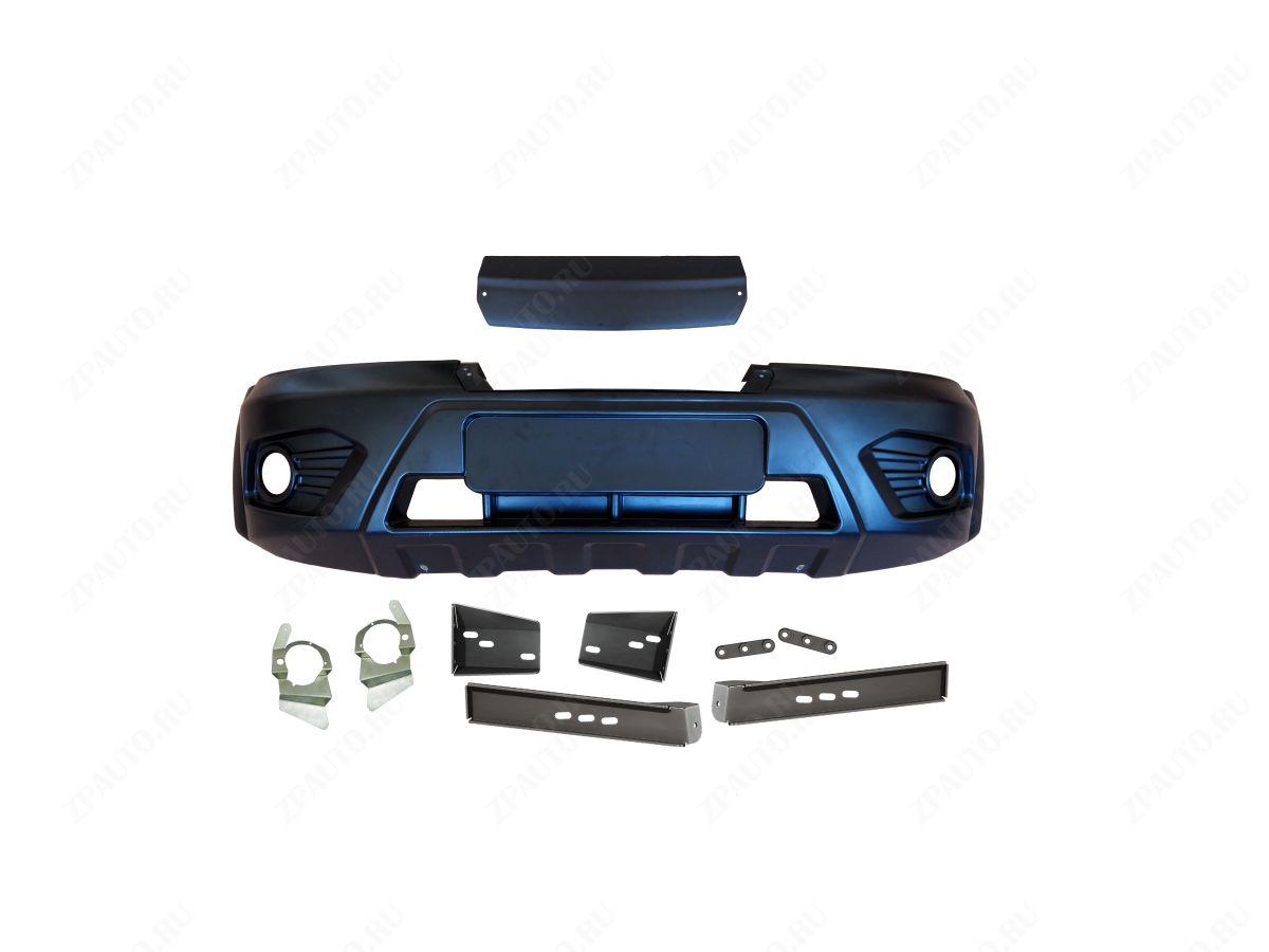 ABC.UAZ.FB.03B БАМПЕР АВС-ДИЗАЙН ПЕРЕДНИЙ UAZ ПАТРИОТ/ПИКАП/КАРГО 2005- (КОМПОЗИТ 4 ММ, ПОД ШТАТНУЮ ОПТИКУ)